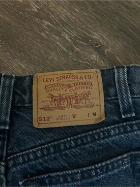 Levi's 512 Slim Fit Tapered Leg Jeans